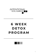 Intentional Realignment 6 Week Detox Program cover